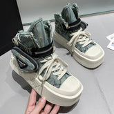 Botas de plataforma vaqueras para mujer